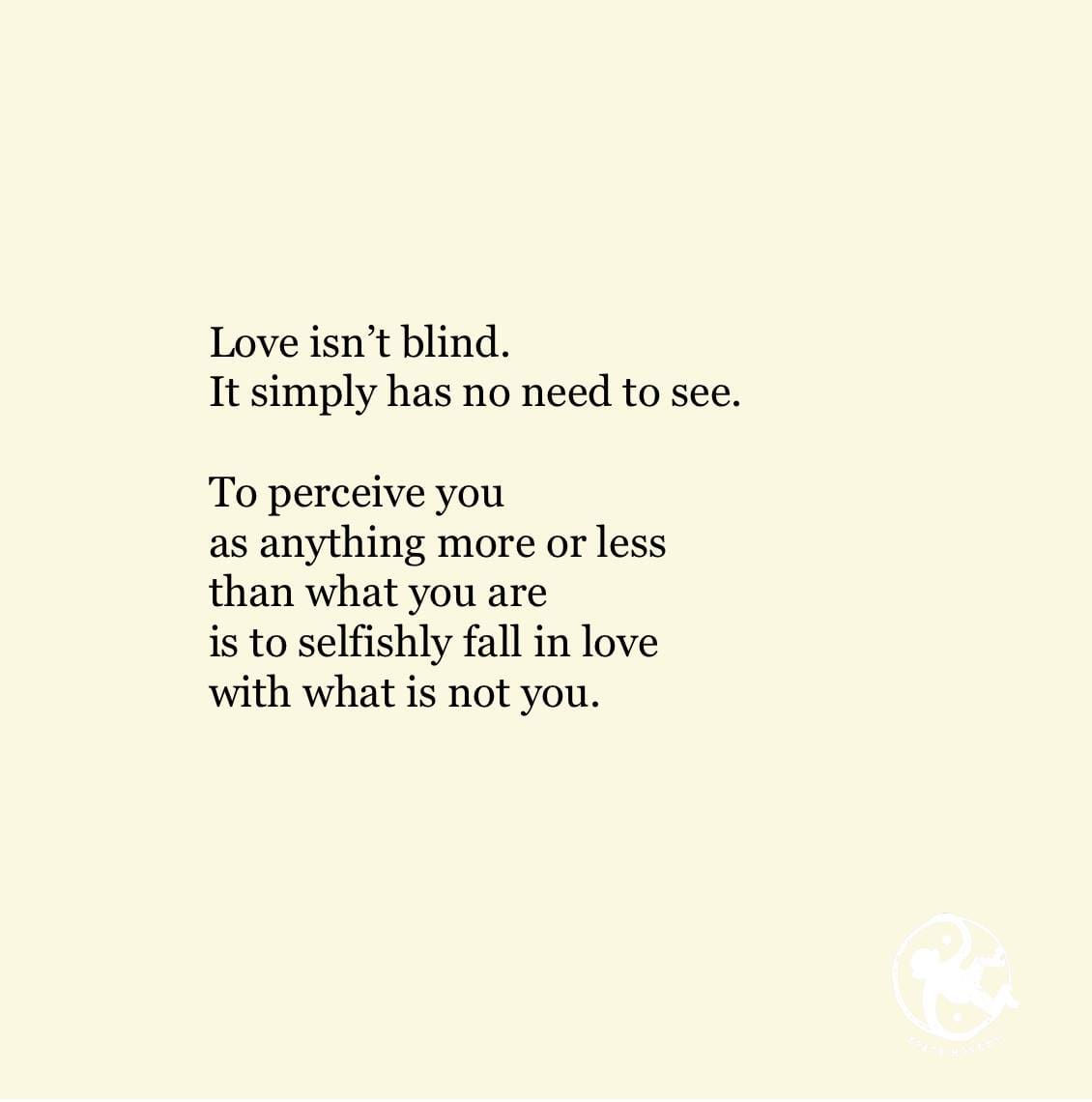 Love Isn’t Blind :: Cape Odd