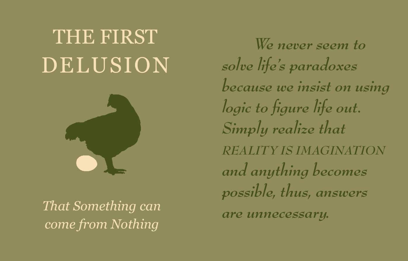 We never seem to solve life’s paradoxes because we insist on using logic to figure life out. Simply realize that REALITY IS IMAGINATION and anything becomes possible, thus, answers are unnecessary.